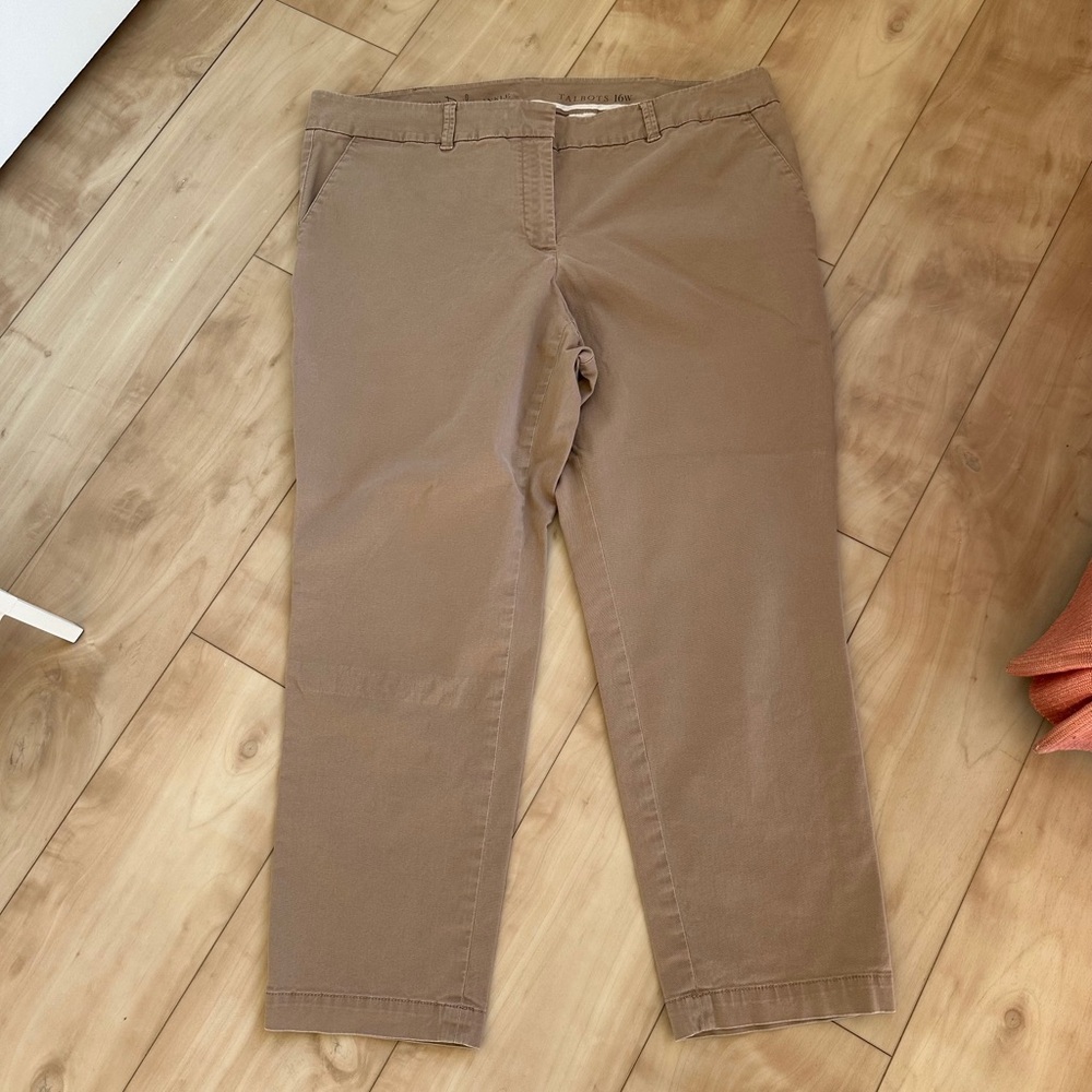 Talbots The Daily Ankle Khaki Chinos